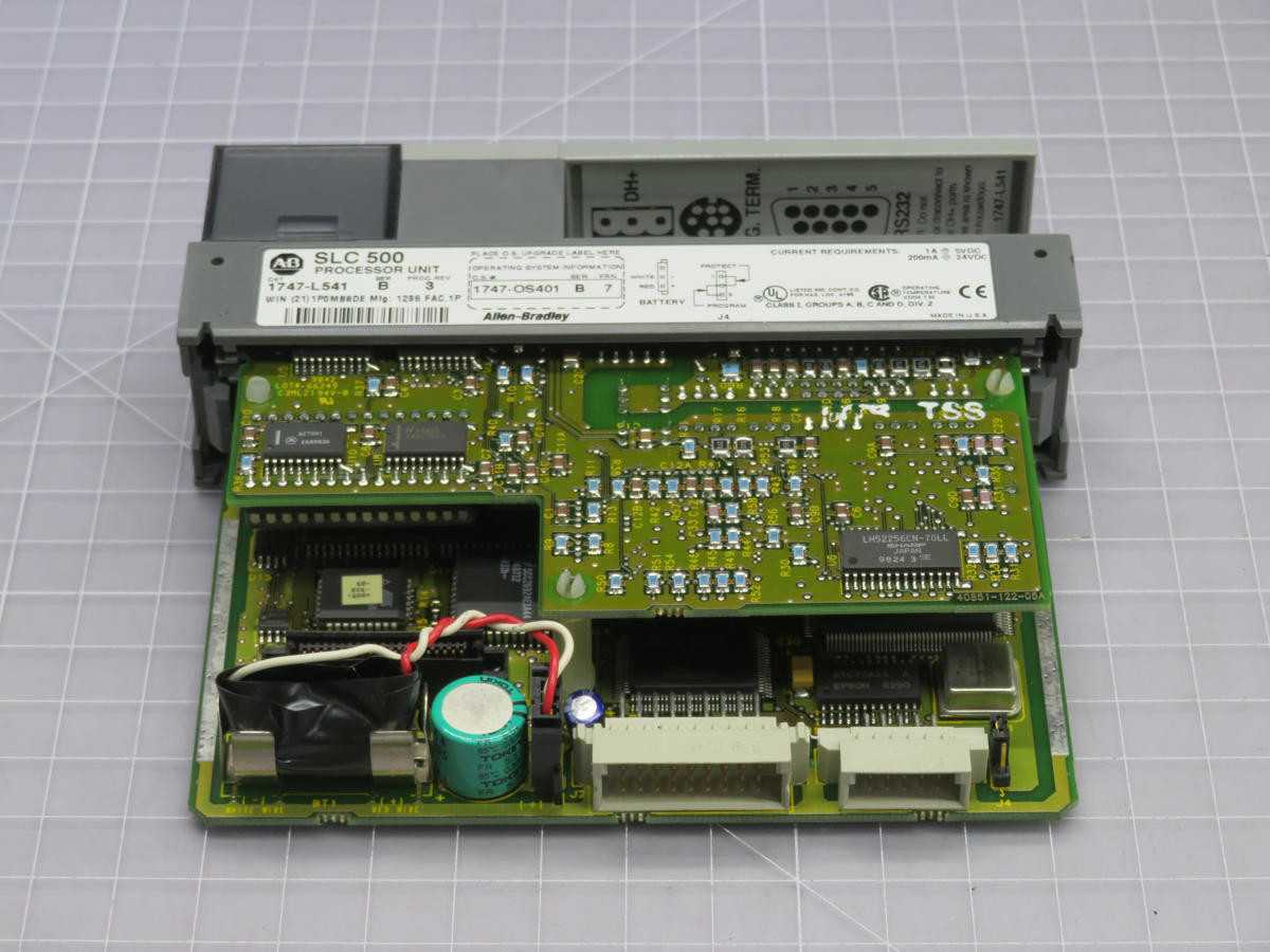 Allen Bradley 1747-L541 SLC500 PLC, 16K Memory, 4096 DI/DO, 256 AI/AO, DH+, RS-232 - INDUSTRIAL PARTS