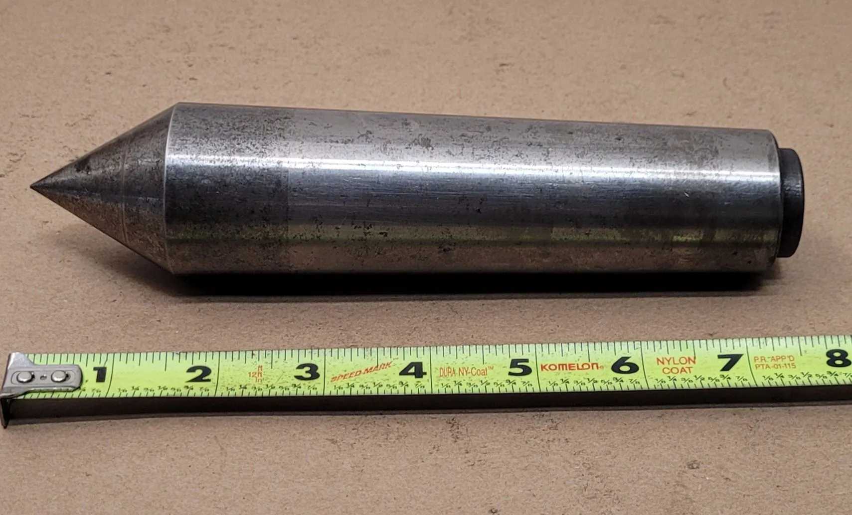 Dead Center, 5MT, 8in OAL, Tapered Shank/Morse Taper Size: 5 - MACHINING ACCESSORIES & TOOLING