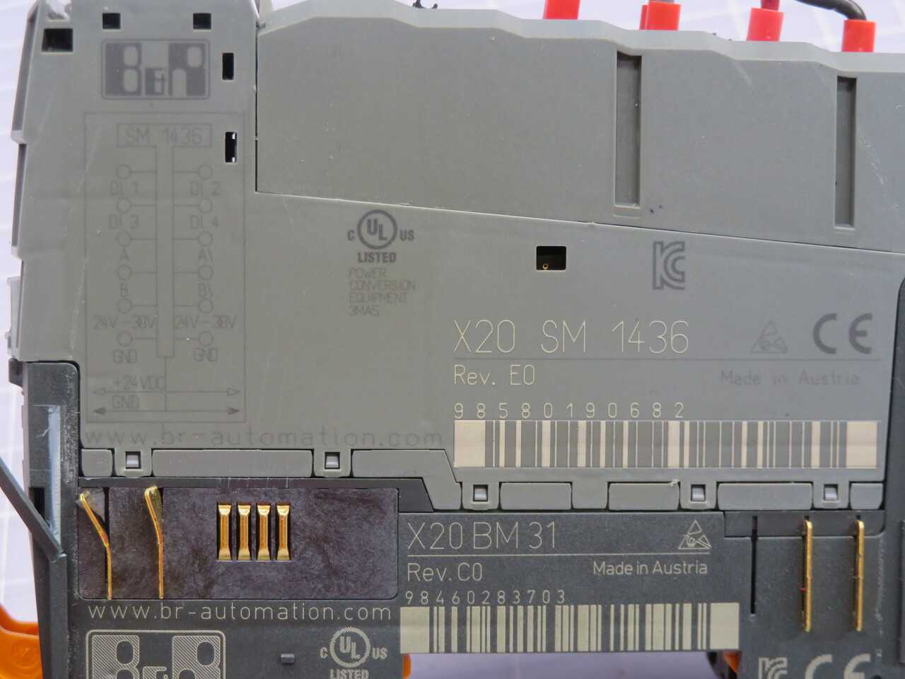 B&R X20SM1436 STEPPER MOTOR MODULE T261626 - MOTOR DRIVES