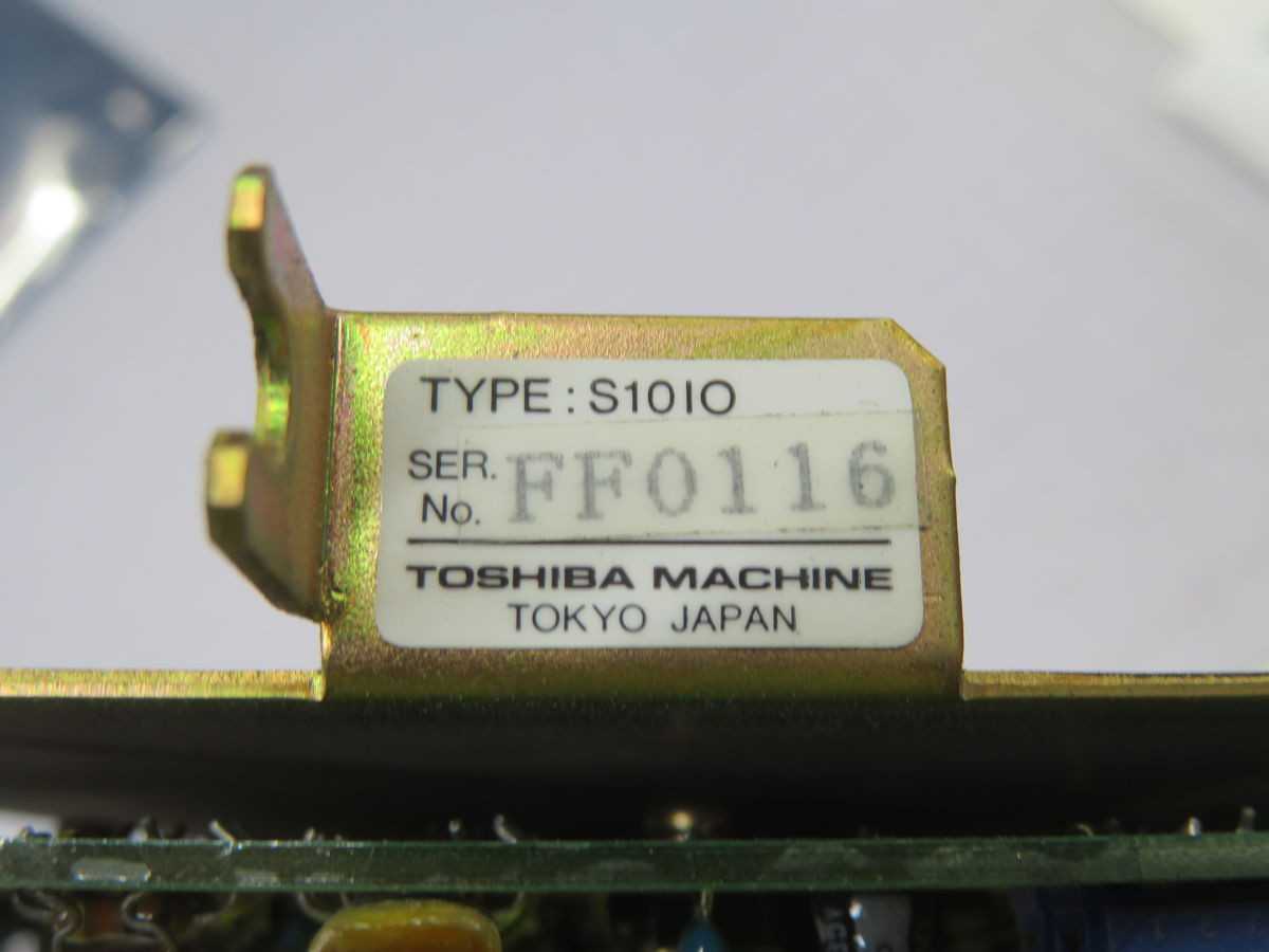 TOSHIBA S10IO H2184102, INDUSTRIAL CONTROL BOARD, 40 PIN - OPERATOR CONTROLS