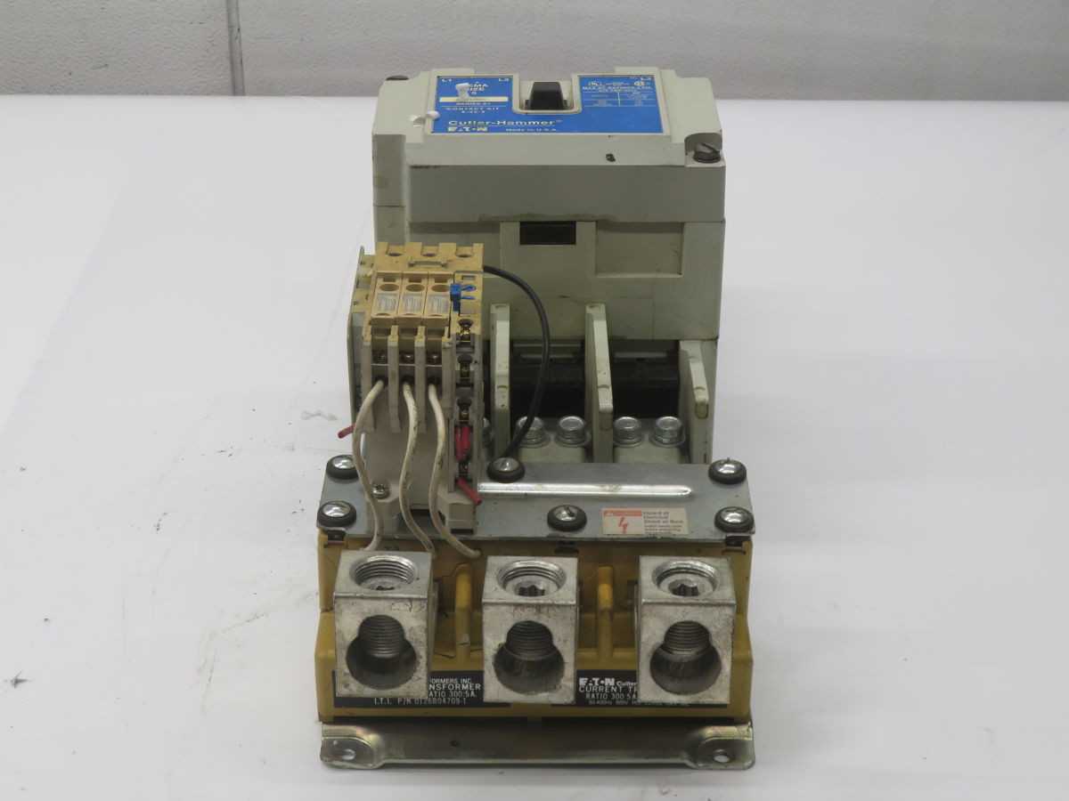 EATON AN16SNO AN16SN0 STARTER NEMA SIZE 5 ASSY W CRACK ON HOUSING T267425 - INDUSTRIAL PARTS