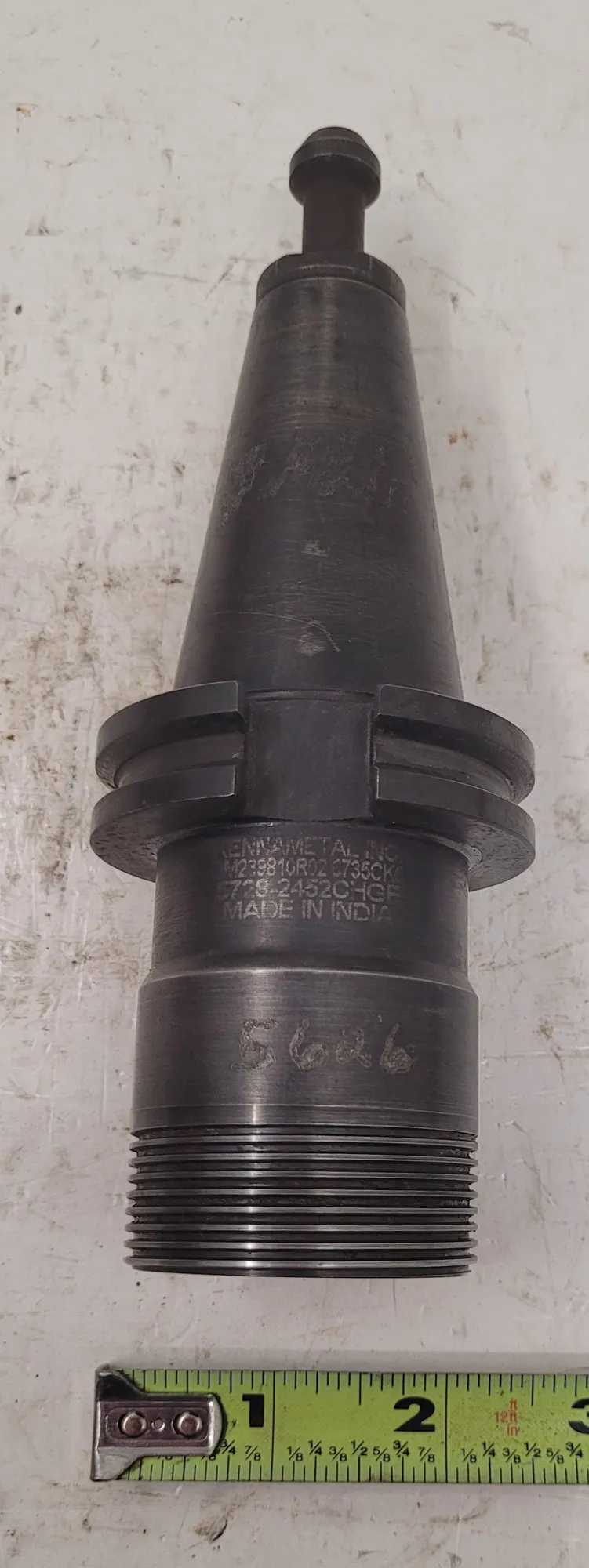KENNAMETAL BM239810R02 CAT 40 COLLET CHUCK TOOL HOLDER 7-3/8" OAL - MACHINE TOOLING