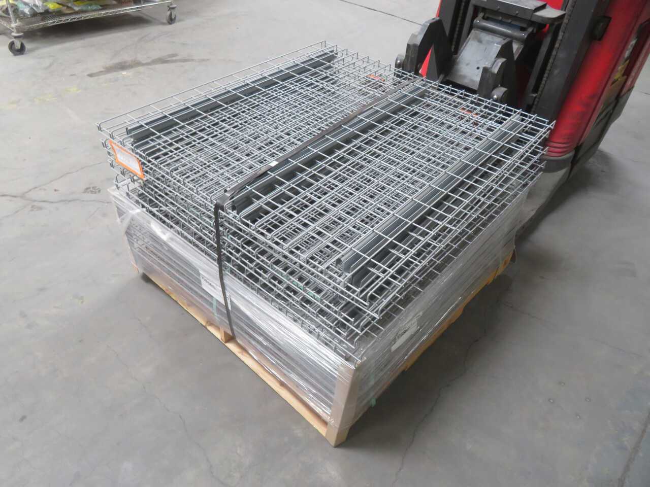 LOT OF 23 NASHVILLE WIRE WD4846MHES PALLET WIRE DECKINGS - PALLET RACKING