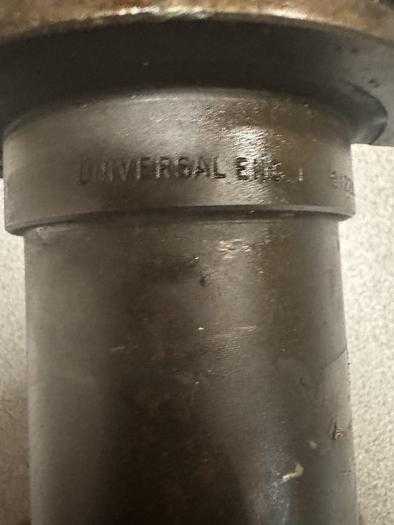 UNIVERSAL ENGINEERING CAT 50 TG100 COLLET HOLDER, 19" LENGTH, ALLOY STEEL, CNC TOOLING - TOOL HOLDERS