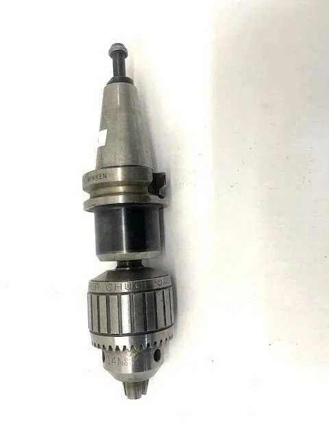 JACOBS 14N BALL BEARING SUPER CHUCK WITH NIKKEN BT40 HOLDER, 1/2" CAPACITY - MACHINING TOOLING & PARTS