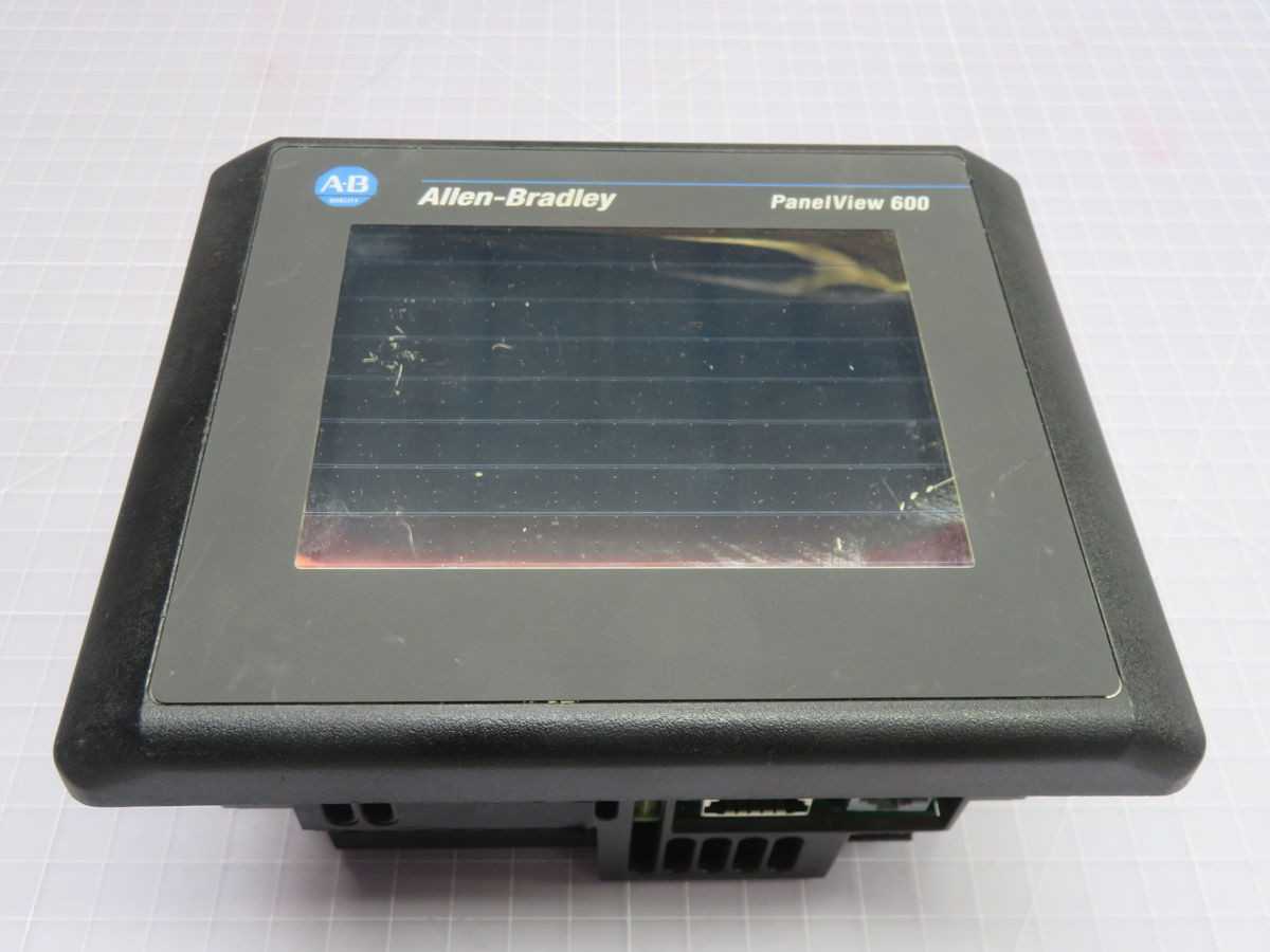 ALLEN BRADLEY 2711-T6C2L1, 5.7 IN COLOR DISPLAY, 320X234 PX RESOLUTION, DH-485 COMMS, 24 VDC POWER - OPERATOR INTERFACE PANELS