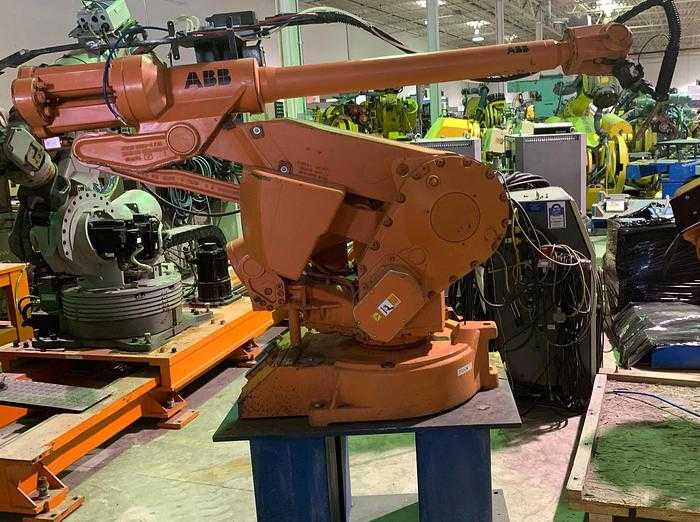 2002 ABB IRB4400L/10 CNC MIG WELDING ROBOT - 2.53M REACH, 10KG PAYLOAD, S4C PLUS - ARTICULATED ROBOTS