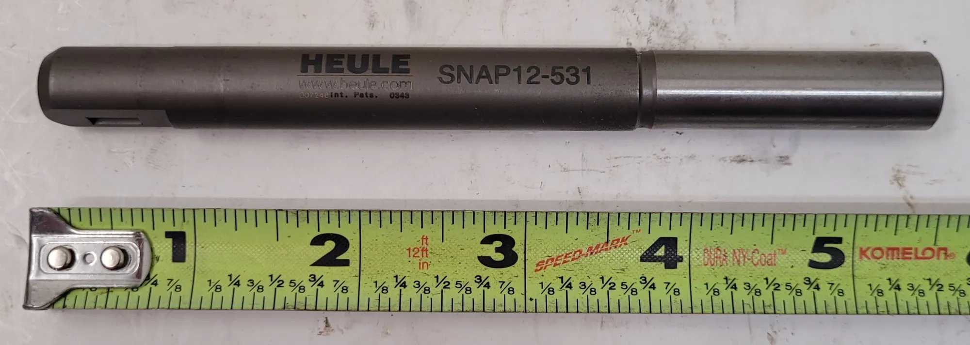 HEULE SNAP12-531 CHAMFERING TOOL, 13.5MM MIN DIA, 1/2IN SHANK, 5.51IN OAL - MACHINING TOOLING & PARTS