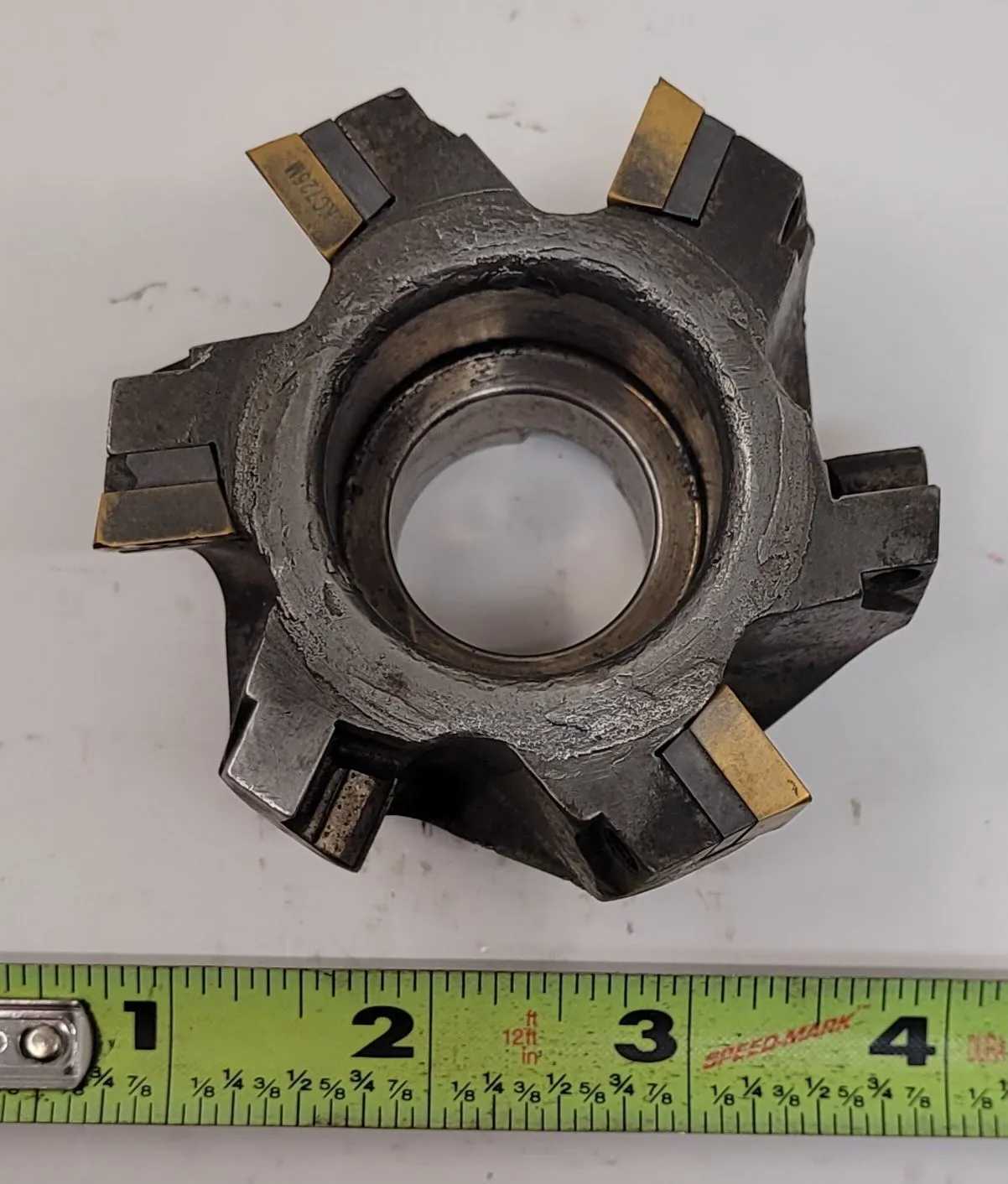 KENNAMETAL 3IN SHELL MILL - 6 FLUTE, 1.72IN OAL, 1IN ARBOR HOLE - MACHINING TOOLING & PARTS