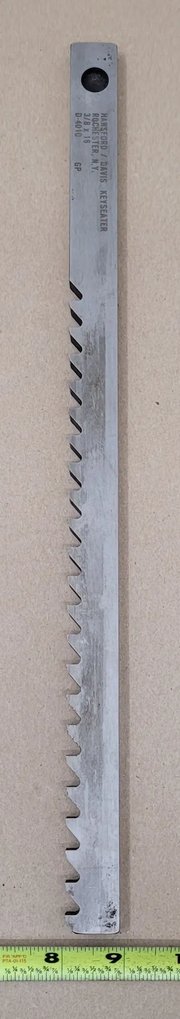 Hansford Davis D-4010 Keyseater Broach 3/8" x 16" - MACHINING ACCESSORIES & TOOLING