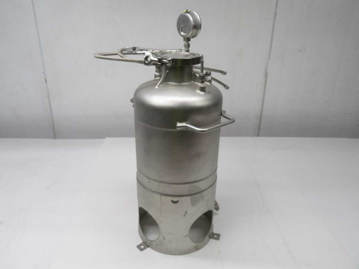 POPE SCIENTIFIC 3-GALLON T-316L STAINLESS STEEL VESSEL - TANKS