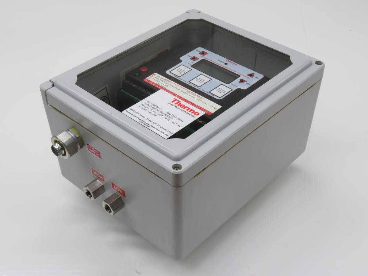THERMO MST24000002S10P FLOW TRANSMITTERS, MEASURES MASS FLOW, DENSITY, TEMP, 4-20MA OUTPUT - FLOW TRANSMITTER