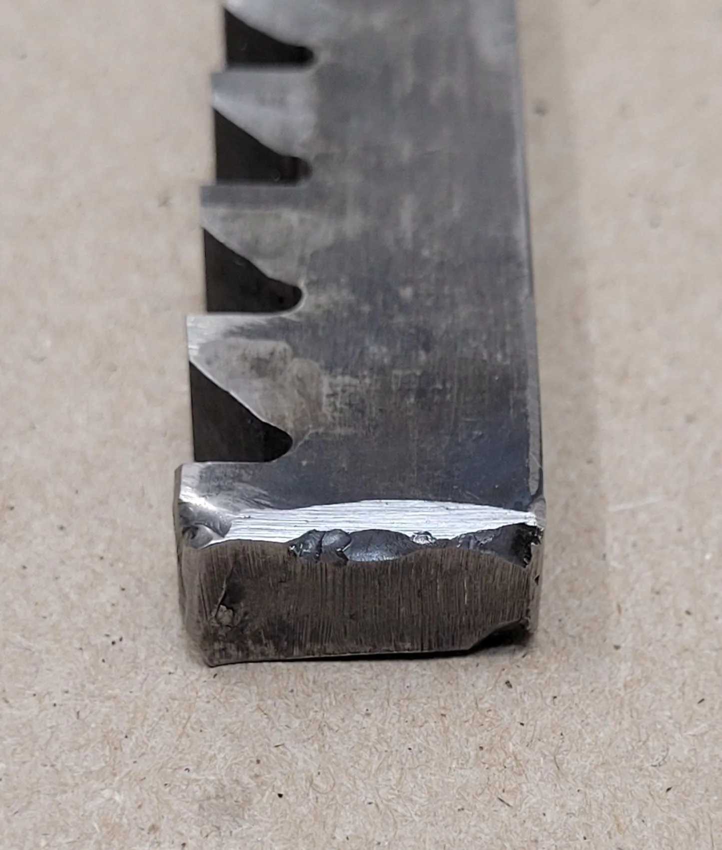 DAVIS 3/8 KEYSEATER CO. GP 3/8" KEYSEATER BROACH 13/16" HEIGHT 16" LENGTH - MACHINE TOOLING