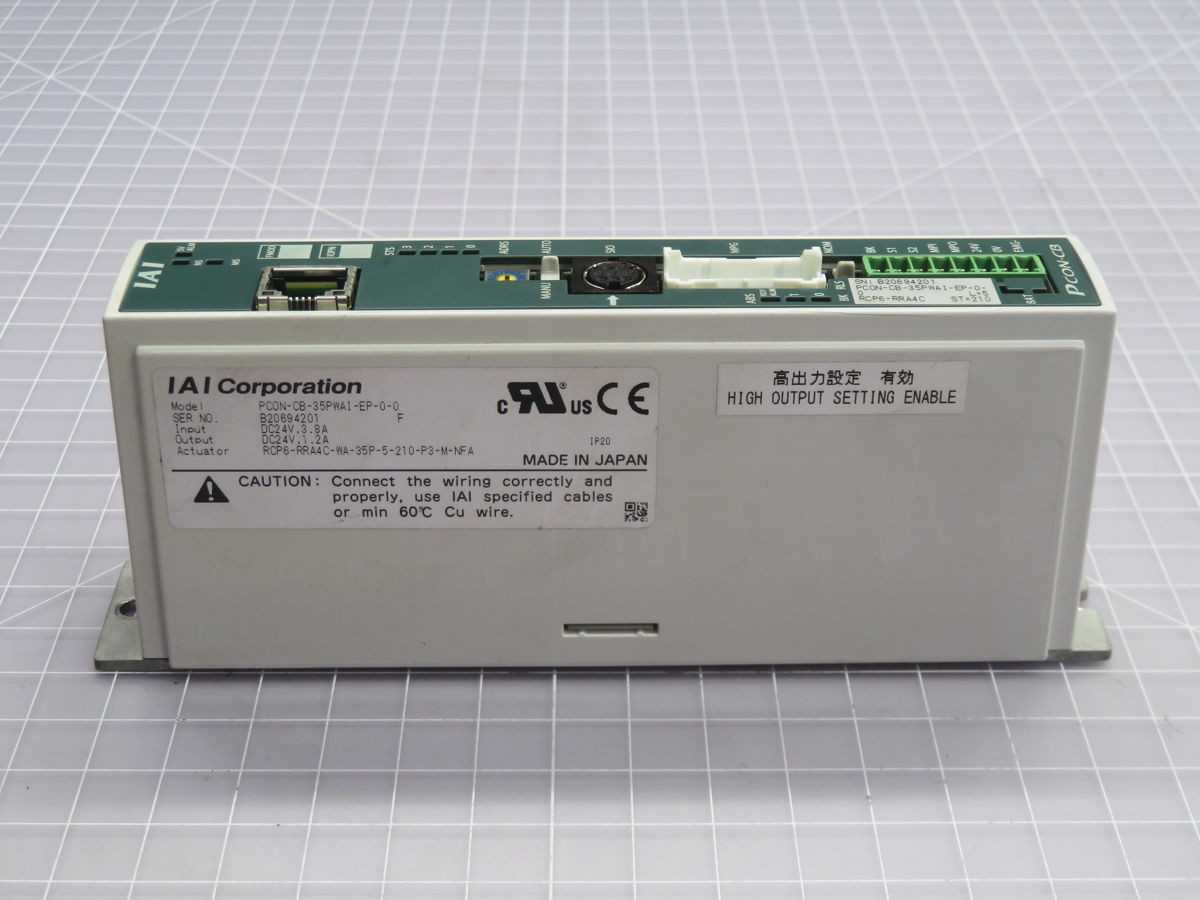 IAI PCON-CB-35PWAI-EP-0-0 POSITION CONTROLLER T264193 - AUTOMATION & CONTROLS