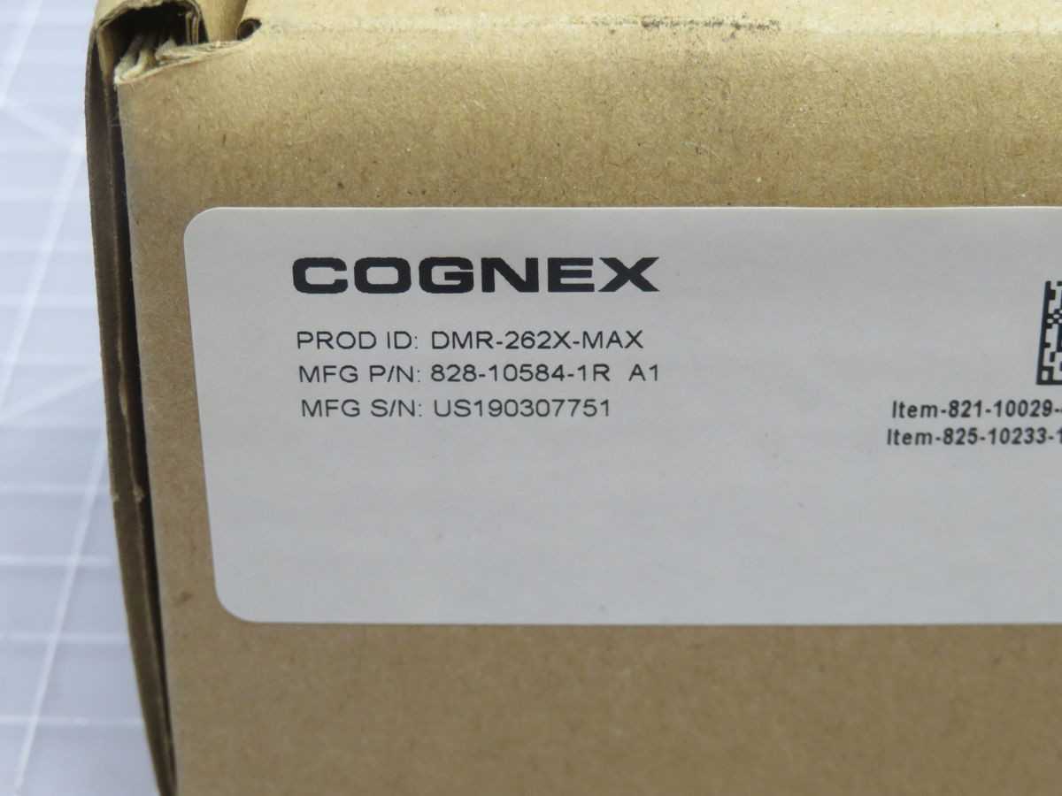 COGNEX DM262X 825-10233-1R F BARCODE SCANNER T267484 - SCANNERS