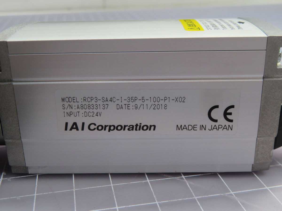 IAI RCP3-SA4C-1-35P-5-100-P1-X02 ACTUATOR T265046 - PNEUMATIC CYLINDERS & ACTUATORS