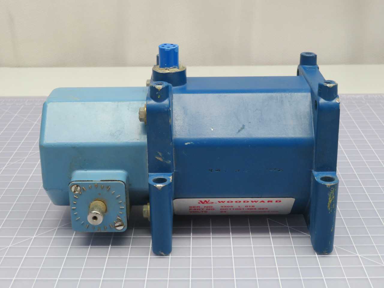 WOODWARD DC11001-304-024 ACTUATOR, 24 VDC POWER, 1.0 LB-FT (1.35 NM) TORQUE, 35 DEG ROTATION - ACTUATOR