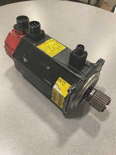 FANUC A06B-0162-B675 ALPHA M6/3000 AC SERVO MOTOR, 3000 RPM, 8-POLE, 3-PHASE, BRK, INC - SERVO MOTORS