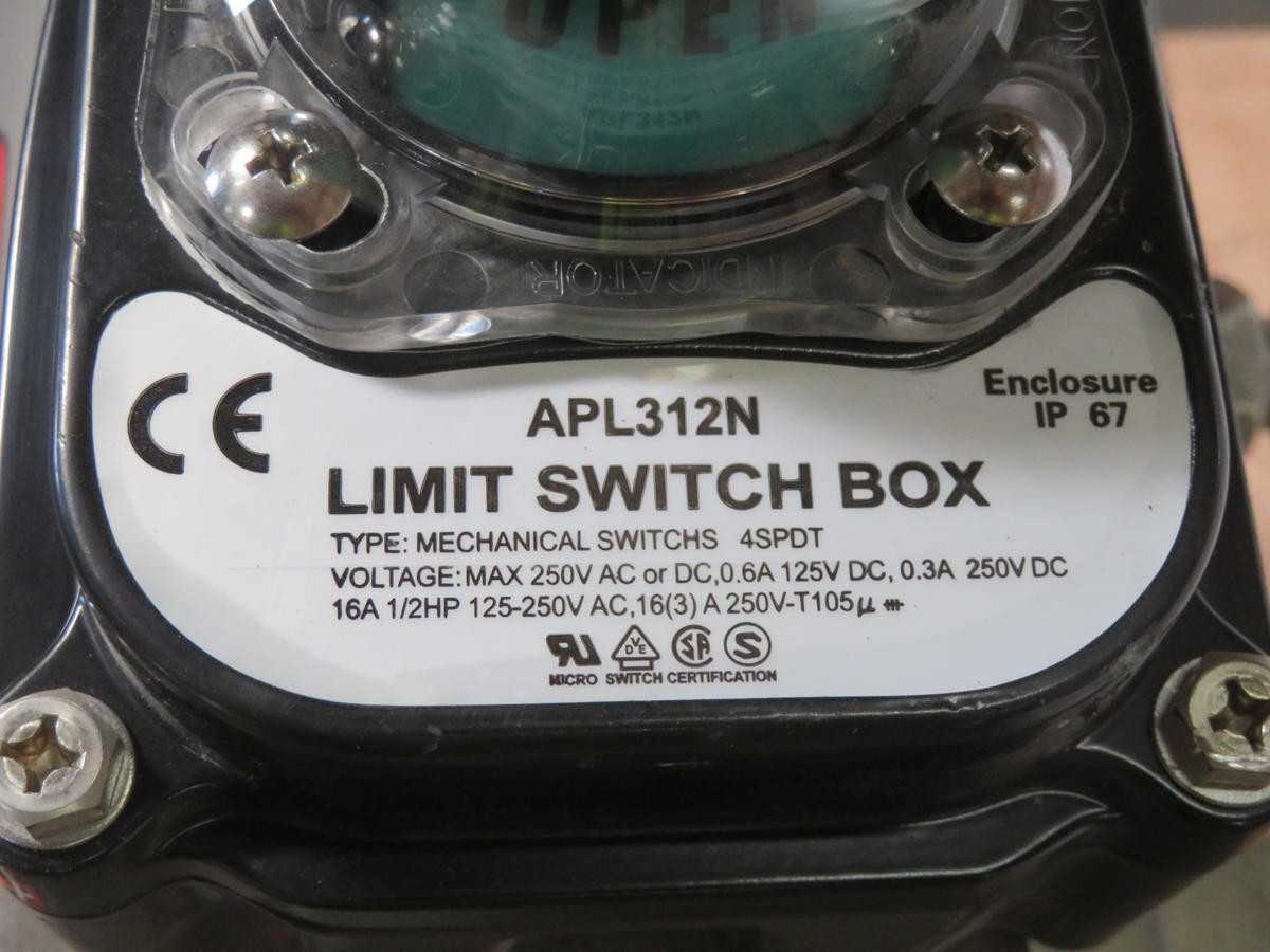 TRIAC CONTROLS APL312N ACTUATOR, 5.5 BAR SUPPLY, 312 NM TORQUE, -20/+80 C TEMP - AUTOMATION & CONTROLS