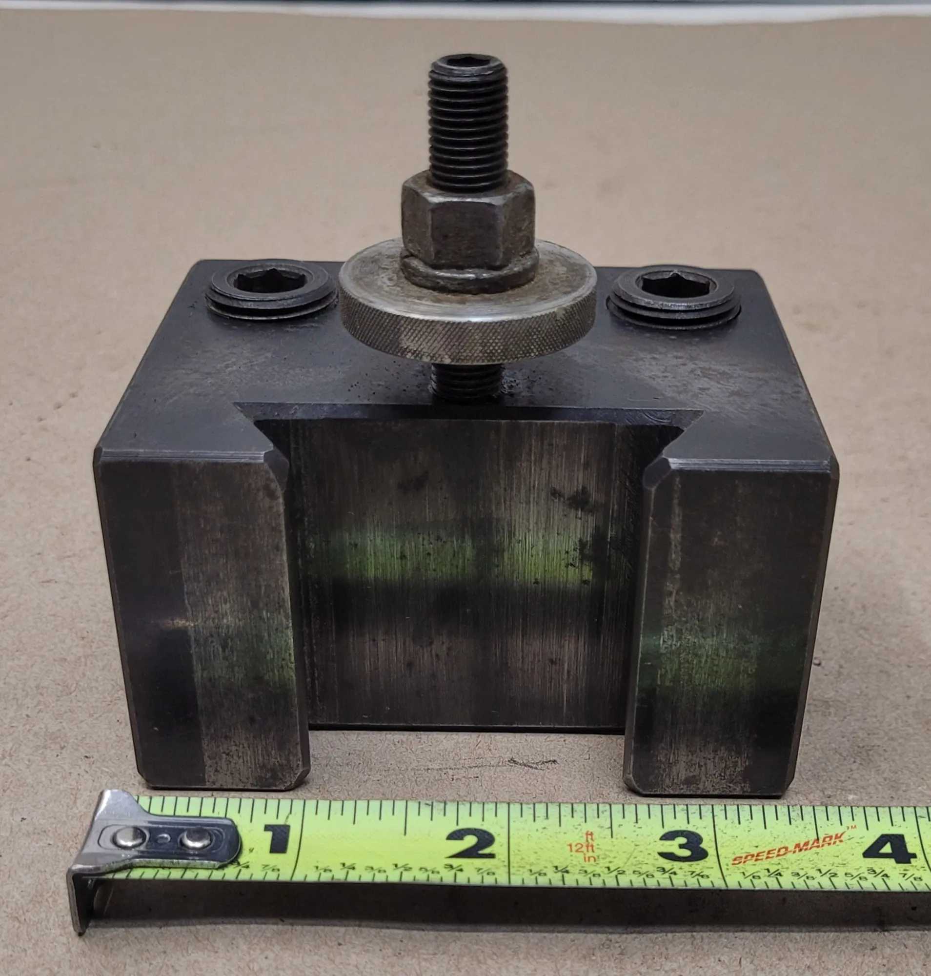 ALORIS CXA 4 QUICK CHANGE 1" BORING BAR TOOL HOLDER WITH BUSHING, 2-1/4" WEDGE - MACHINING TOOLING & PARTS