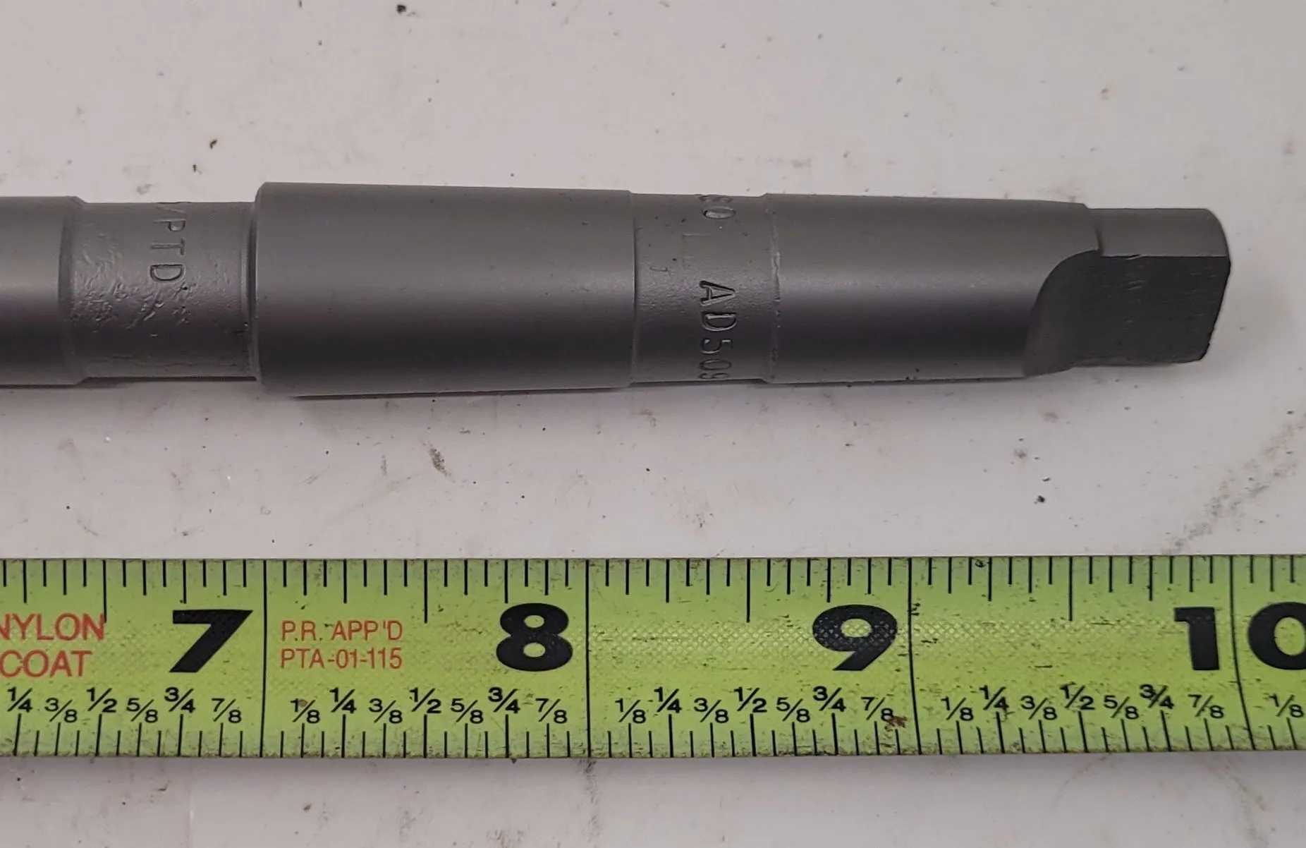 PRECISION AD509702-677 .625" DRILL BIT, MT 2 SHANK, 5/8 IN., FLUTE 6.25 IN., OAL 10.25 IN. - MACHINING TOOLING & PARTS