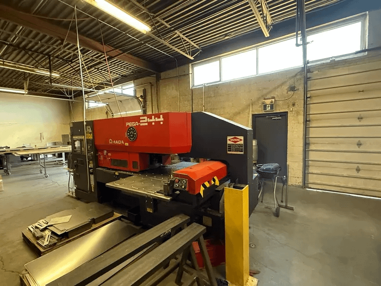 1990 AMADA PEGA 244 20 TON TURRET PUNCH PRESS - SHEET METAL EQUIPMENT