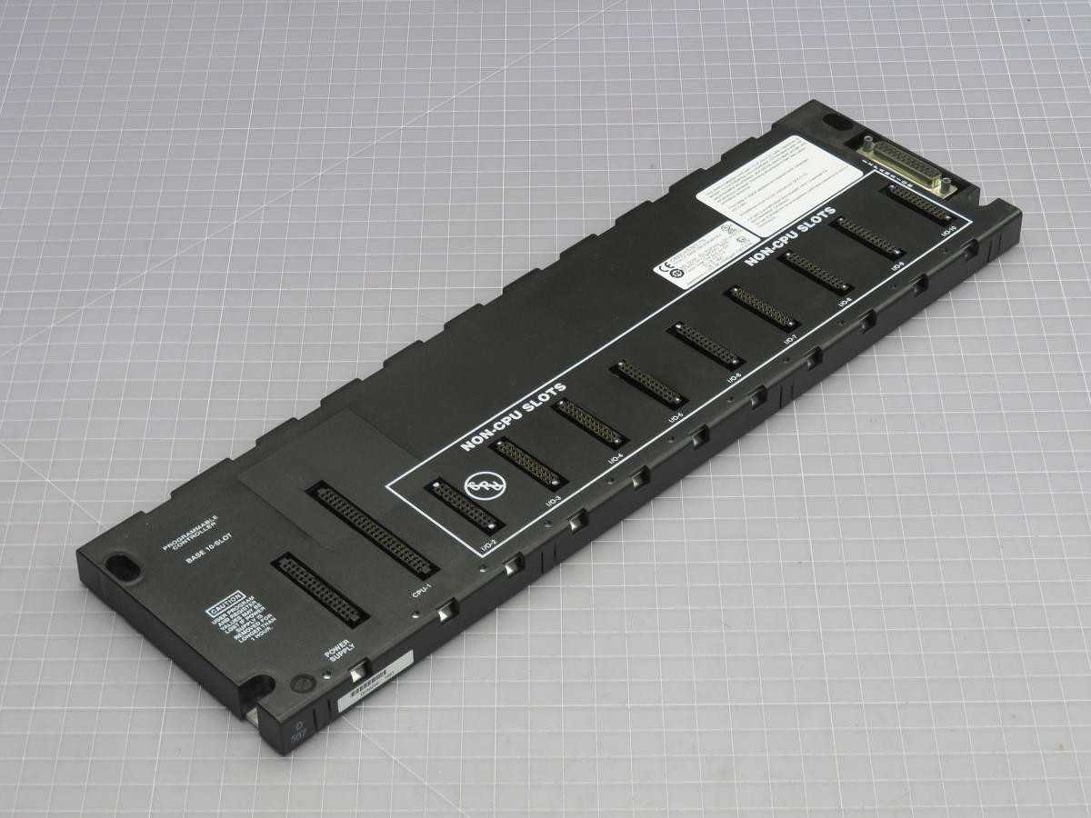 GE FANUC IC693CHS391LTN, 90-30 10-SLOT BASEPLATE, 5 VDC OPERATION - INDUSTRIAL PARTS