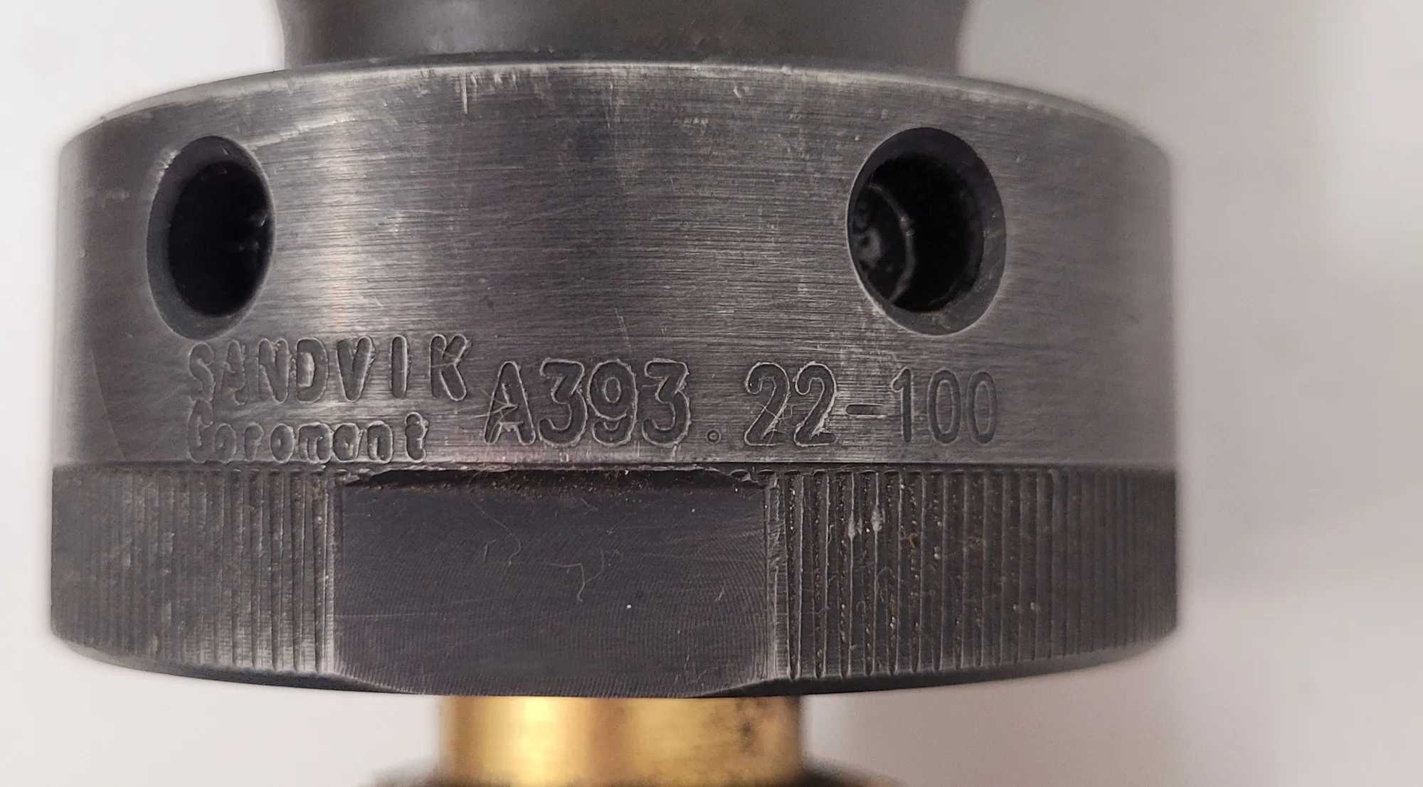 SANDVIK COROMANT 435-820100 N1 SHELL MILL CUTTING TOOL HOLDER W/ 1.5 IN. REAMER - MACHINE TOOLING