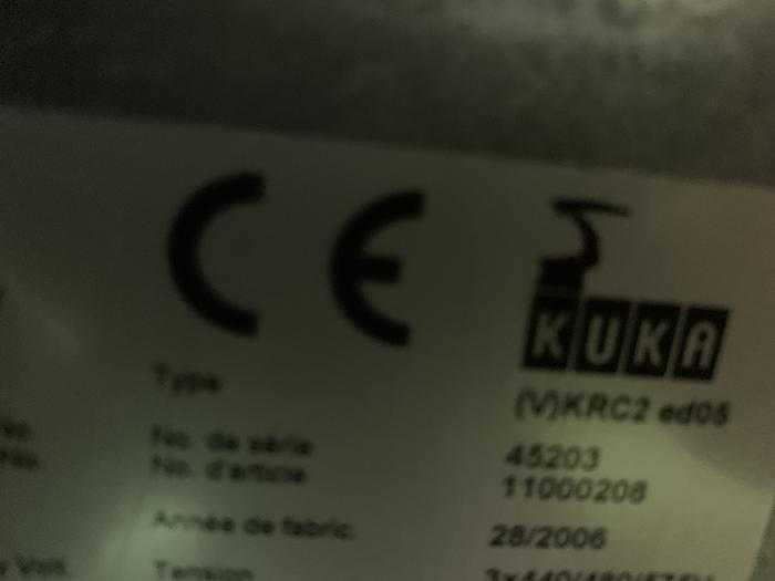 2006 KUKA KR6 ARC ROBOT - 6KG PAYLOAD, 1611MM REACH, ±0.1MM PRECISION - ARTICULATED ROBOTS