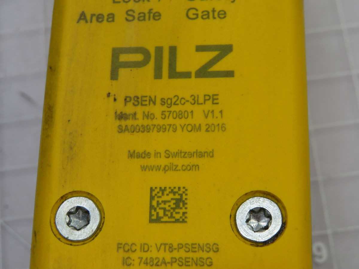PILZ 570801 PSEN SG2C-3LPE SAFETY SWITCH T263346 - SWITCHES