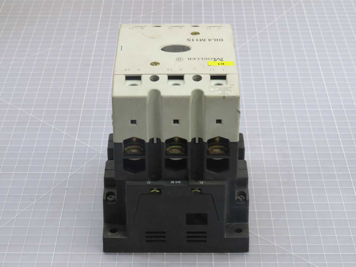 Moeller Dil 4M115 Contactor, 3-Pole, 230V AC Coil, 55kW Power, 115A Current, 1 NO 1 NC - DC CONTACTOR