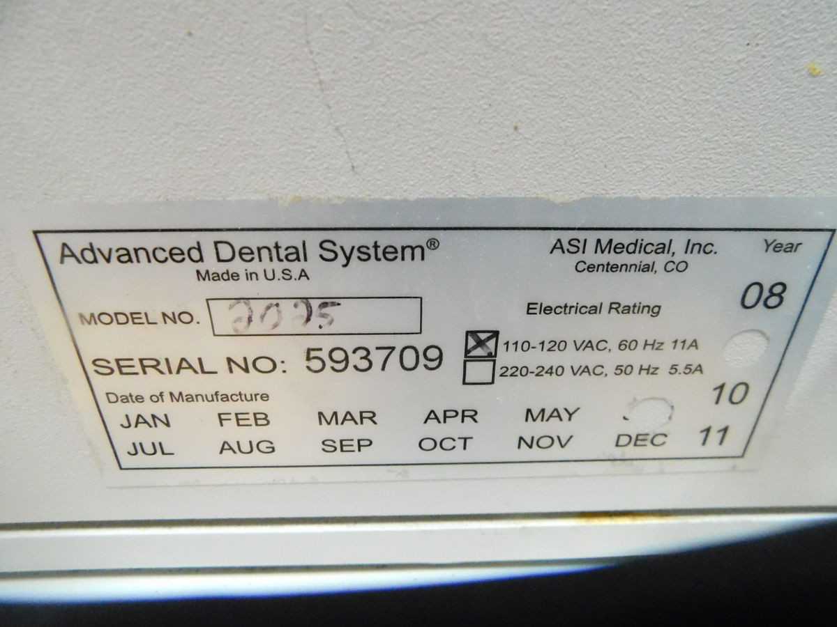 ASI 2025 Dental Waste Collecting Canister And Purging System - MISCELLANEOUS
