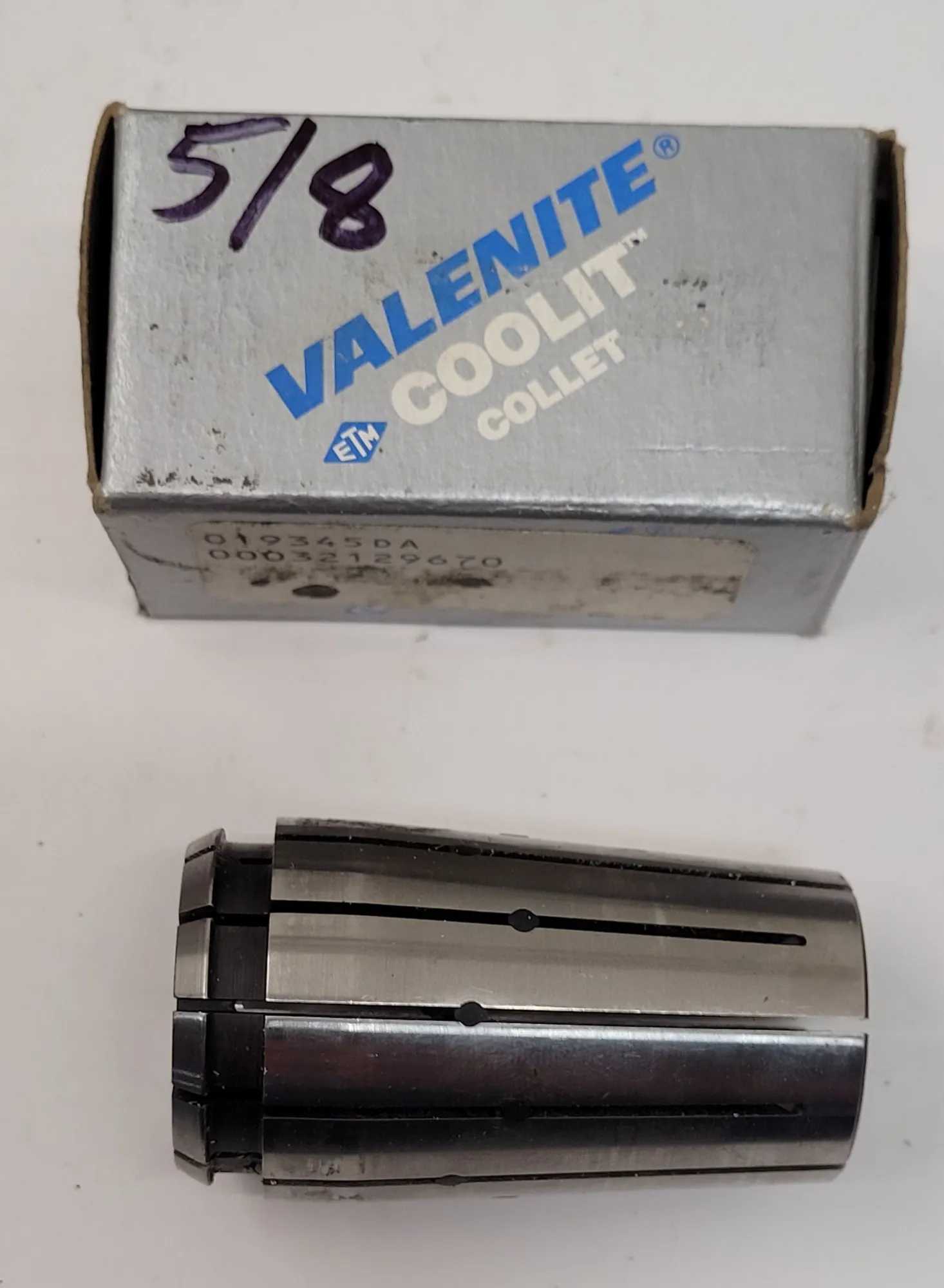 VALENITE VCFC COOLIT COLLET SET (15 PIECES) – VARIOUS INCH AND METRIC SIZES - MACHINING TOOLING & PARTS