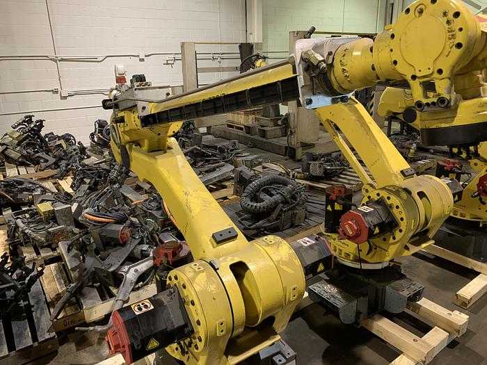 2003 FANUC S-500IB ROBOT: 15KG PAYLOAD, 2757MM REACH, RJ3IB CONTROLLER - ARTICULATED ROBOTS