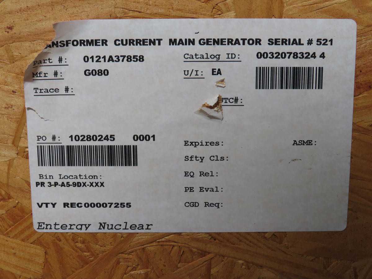Ge 0121A37858 Ring-Type Current Transformer, 800:5 A Ratio, C200 Accuracy, 60 Hz Frequency - MACHINING ACCESSORIES & TOOLING