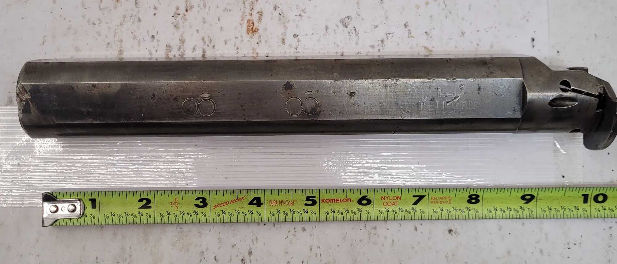 ISCAR HELII-38 1 C-412 INDEXABLE INTERNAL GROOVING TOOLHOLDER, 1-1/5" SHANK, RIGHT HAND - MACHINE TOOLING