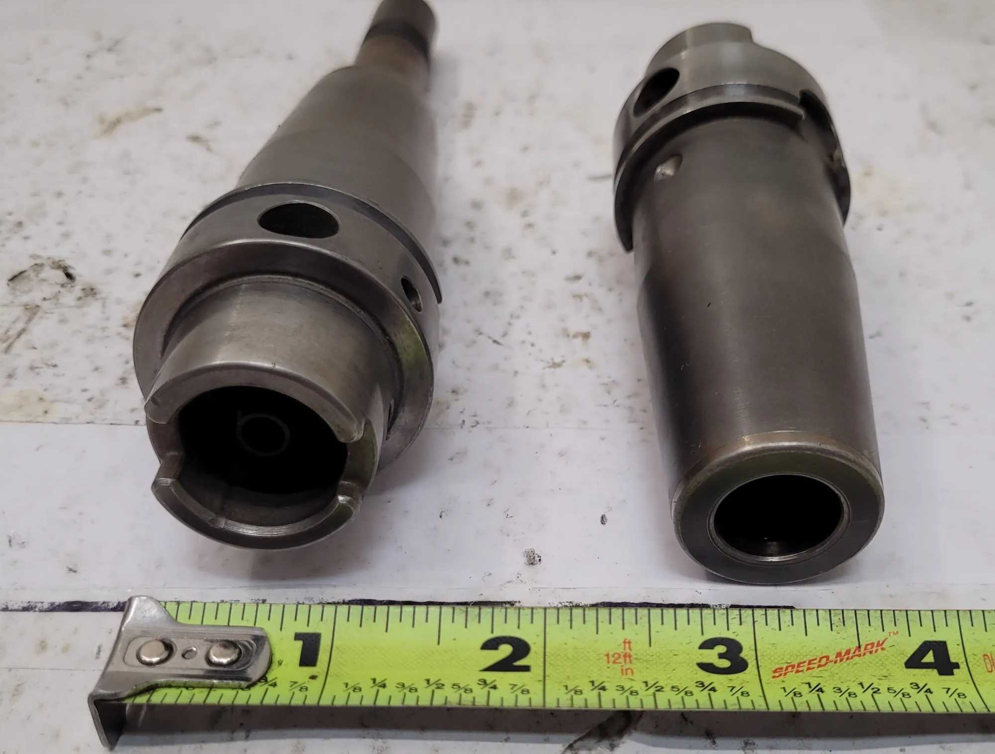 HAUSER HSK40 16MM SHRINK FIT TOOL HOLDER (SET OF 2) - 16MM HOLE DIA, HSK40A INTERFACE - MACHINING TOOLING & PARTS