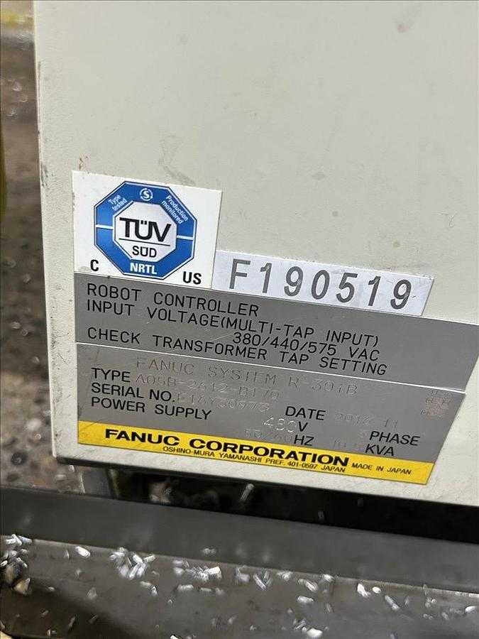 2022 FANUC R-2000IB/220U GANTRY ROBOT CELL, 220KG PAYLOAD, 2470MM REACH, R-30IB CONTROLLER - ARTICULATED ROBOTS