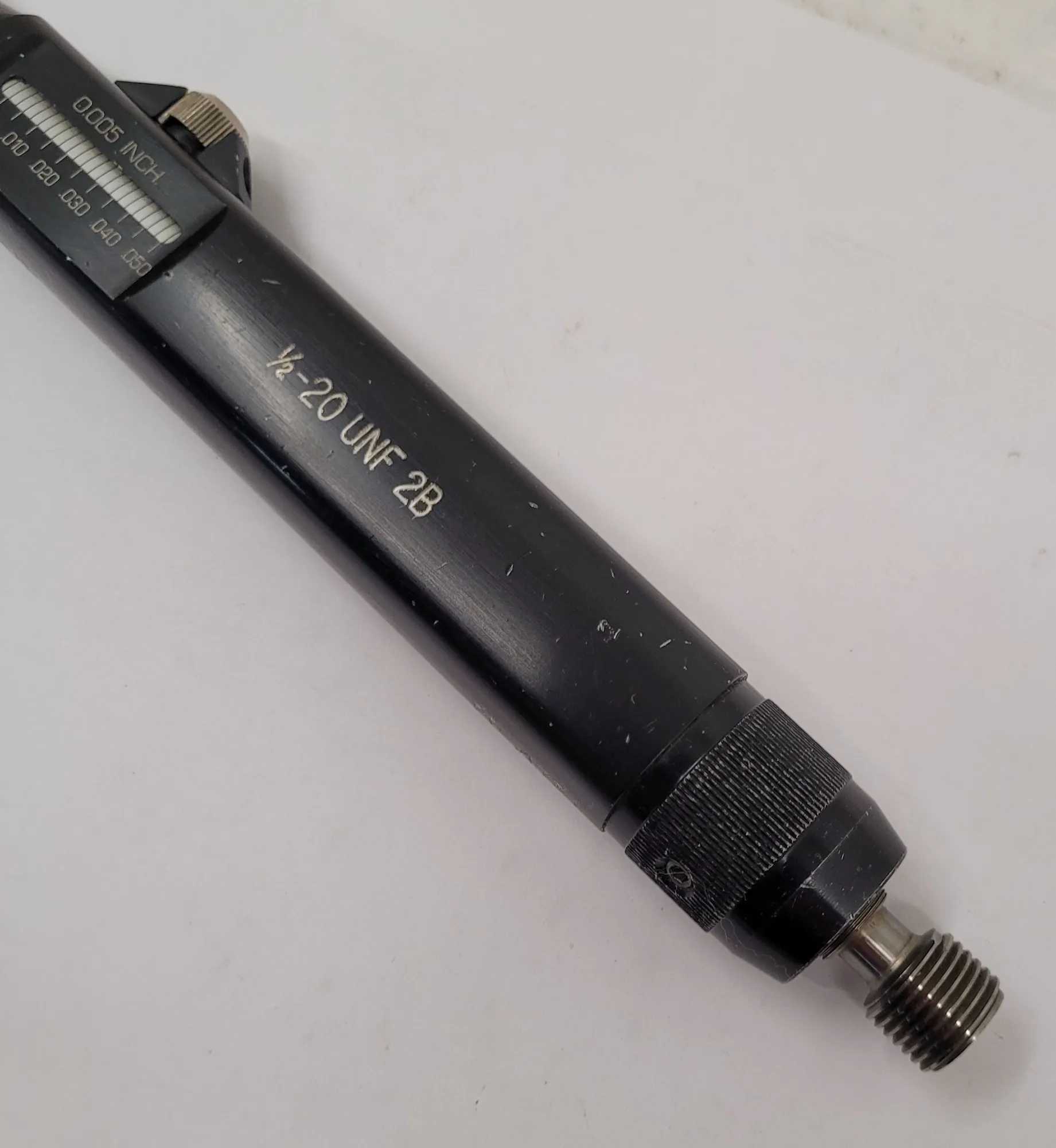 LEITECH-US THREAD PLUG GAGE LOT OF 2 - 335 1/2-20 UNF 2B DEPTH PD: .4675/.4731 - MACHINE TOOLING