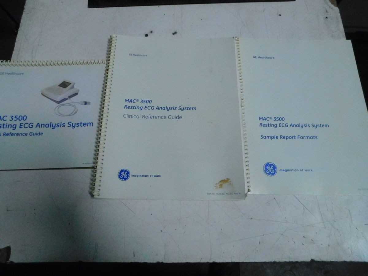 GE MAC 3500 RESTING ECG ANALYSIS SYSTEM - LAB & SCIENTIFIC