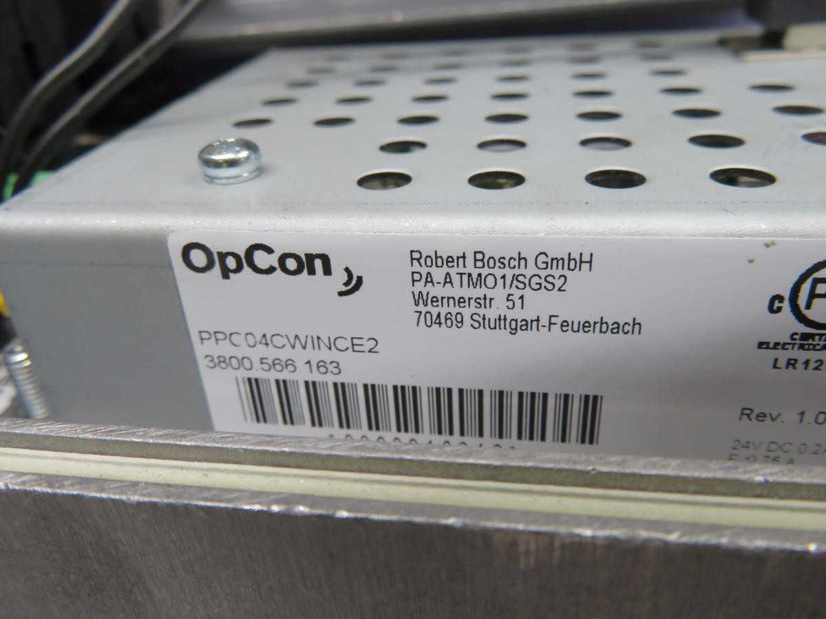BOSCH PPC04CWINCE2 CONTROL PANELS INTERFACES, 24VDC POWER, 5.7 INCH DISPLAY, TOUCH INPUT - OPERATOR INTERFACE PANELS