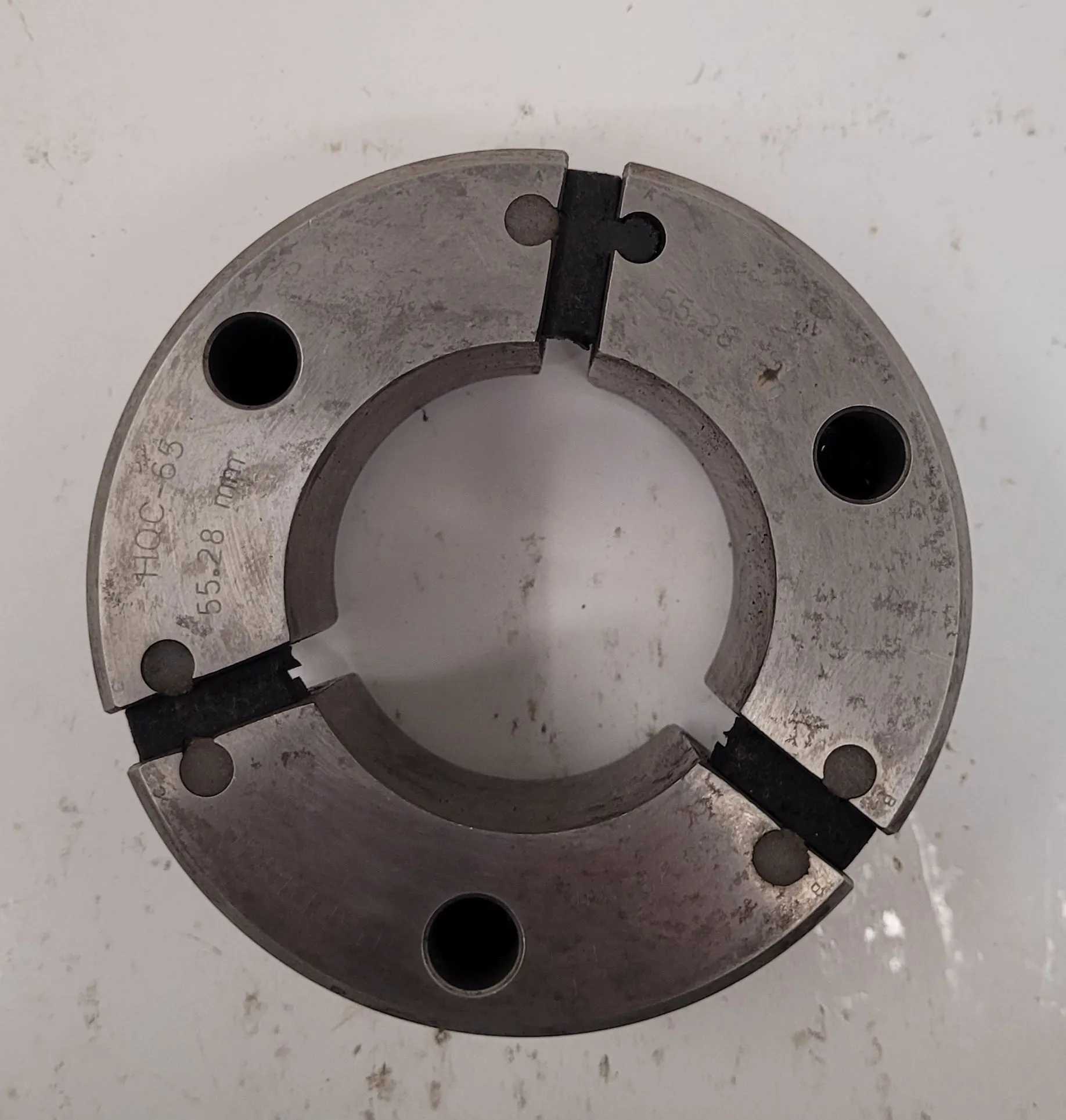 HARDINGE HQC-65 QUICK CHANGE COLLET SERIES 65, 55.28 MM / 2.25” HEIGHT - MACHINING ACCESSORIES & TOOLING