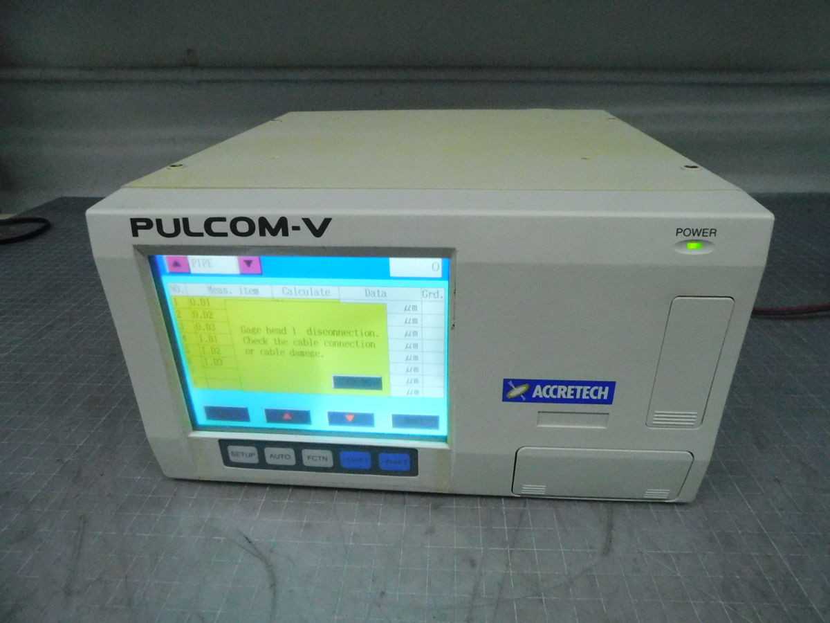 ACCRETECH TOSEI E-PV151121 PULCOM-V CONTROLLER M7009 - OPERATOR CONTROLS
