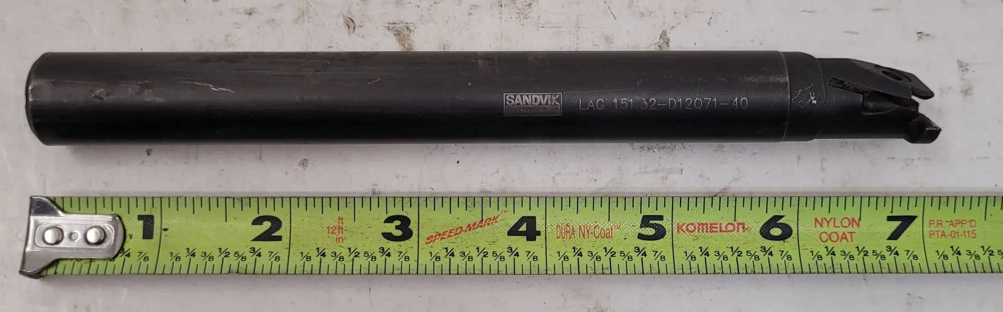 SANDVIK COROMANT LAG 151.32-D12Q71-40 T-MAX Q-CUT BORING BAR FOR GROOVING - MACHINE TOOLING
