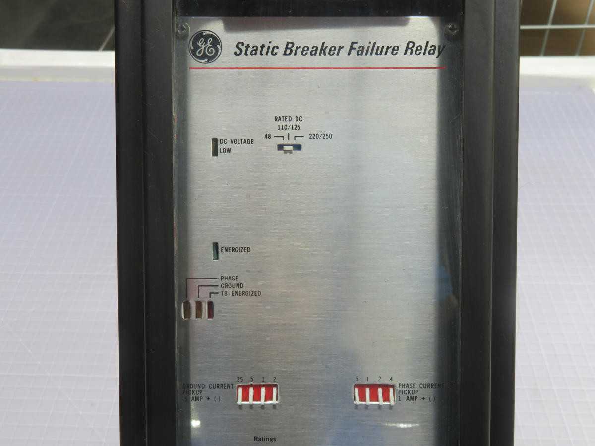 GE SBC231A01A 0215B8455 RELAY, 5A CURRENT, 60 HZ FREQ, 48-250 VDC CONTROL - ELECTRICAL COMPONENTS
