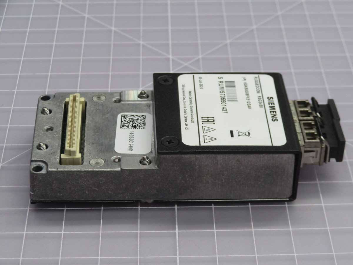 SIEMENS 6GK60008FX512EA0 MEDIA MODULE T264075 - PLC MODULES