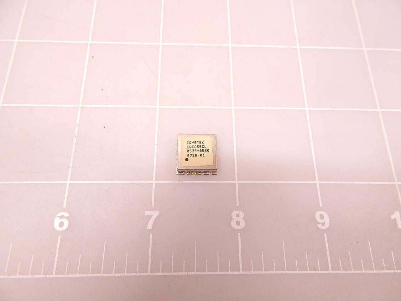 LOT OF 25 CRYSTEK CRYSTALS CVC055CL-0535-0560 OSCILLATOR VCO; TYPE NARROW BAND; 535-560 MHZ; 12.7X12 - ELECTRONIC COMPONENTS
