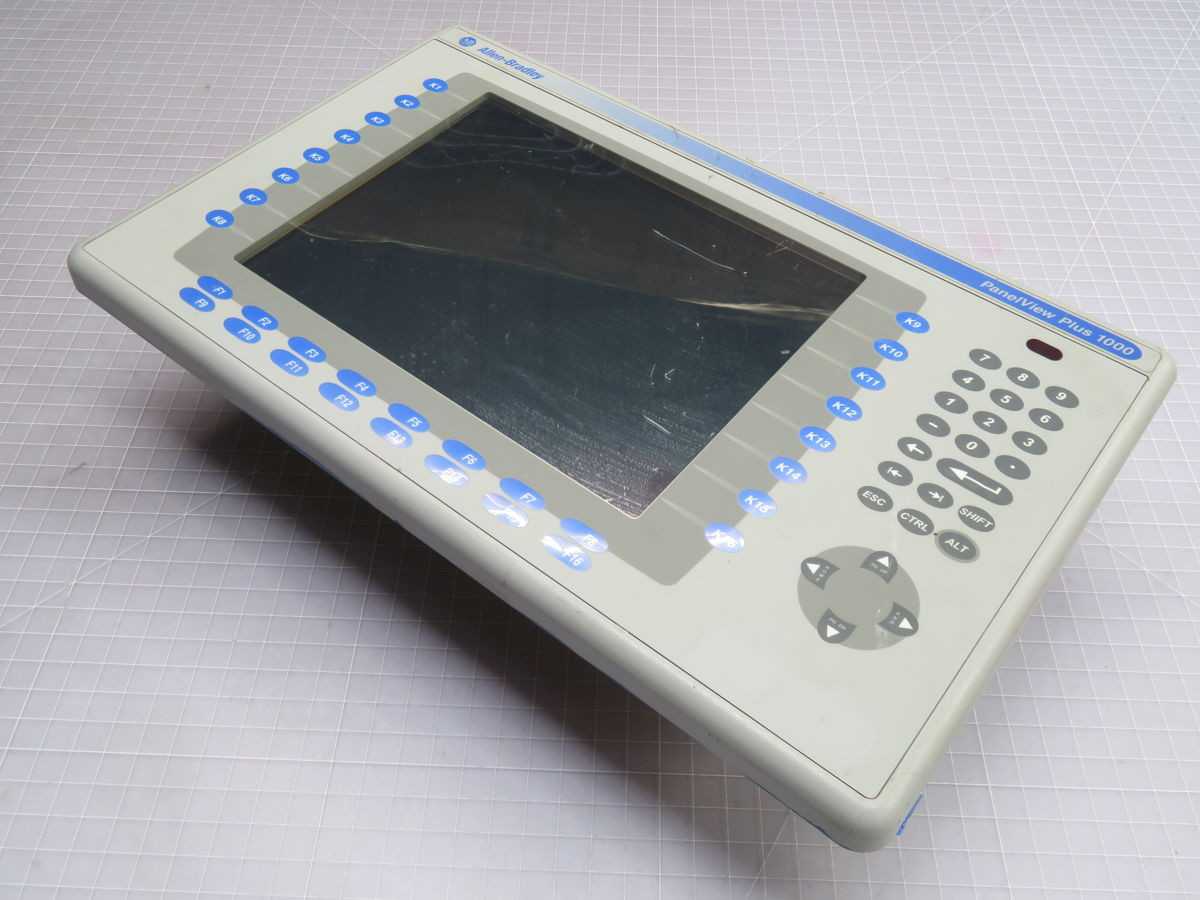 ALLEN BRADLEY 2711P-B10C6D1, HMI, 10.4-IN DISPLAY, ENET COMM, 24 VDC POWER, 64 MB LOGIC - OPERATOR INTERFACE PANELS