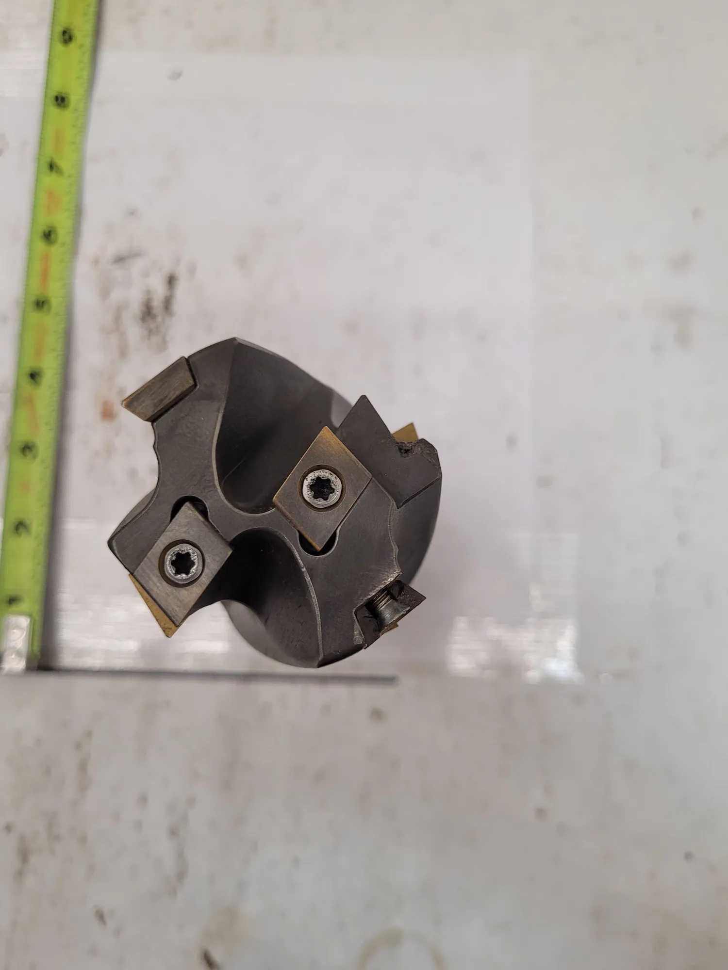 INGERSOLL - RAND CO. 2.0" INSERT MILL, 2.0" DIAMETER SHANK, 3.25" LOC - MACHINING TOOLING & PARTS