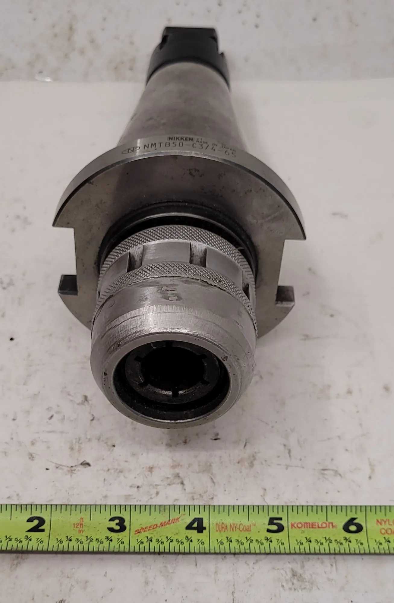 NIKKEN NMTB50-C3/4-65 COLLET CHUCK CAT 50 HOLDER OAL 9.75” PROJECTION 2.75” HOLE 1.32” - MACHINING TOOLING & PARTS